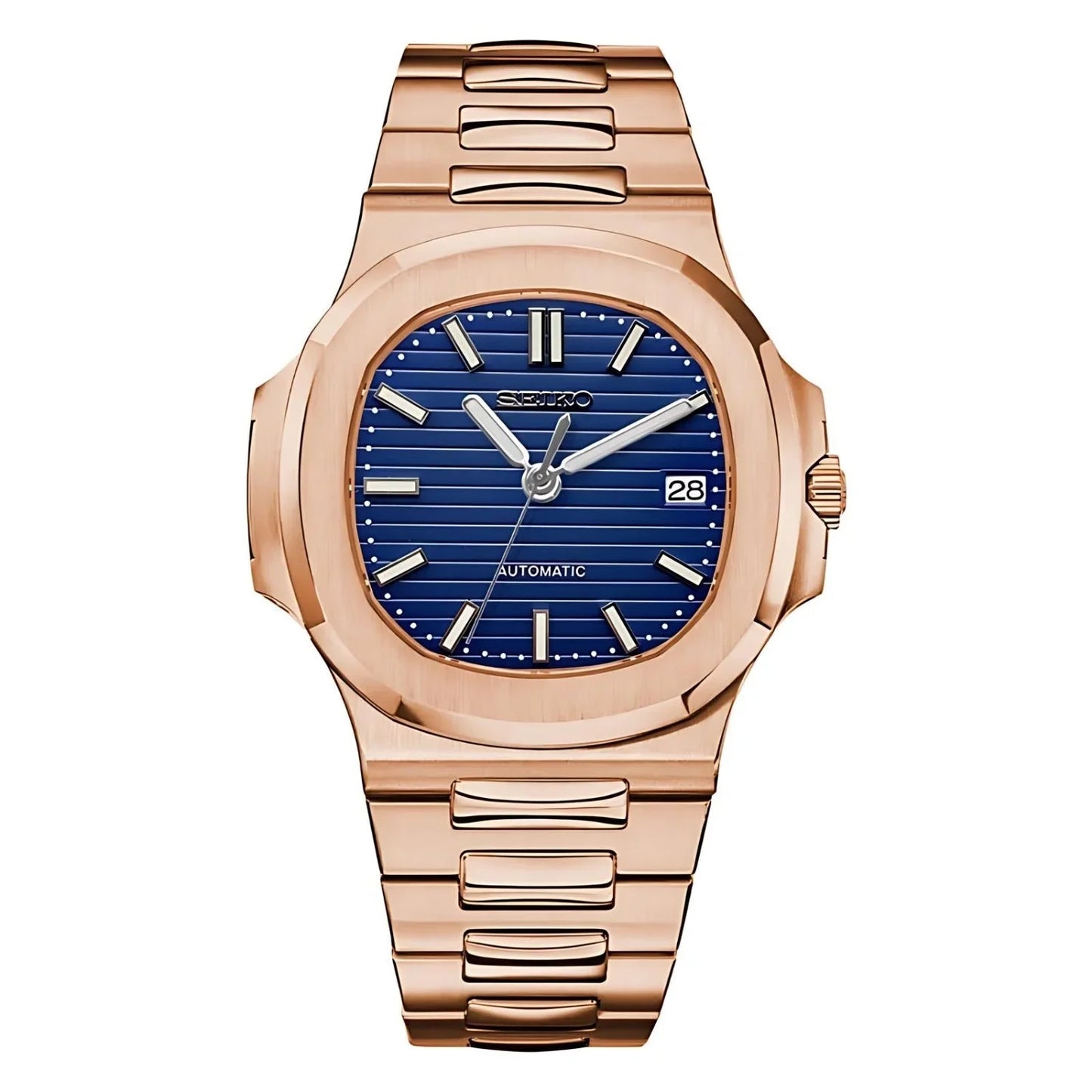 Nautiko Rose Gold Royal Blue